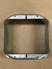 ORBIT 42200, 4″x4″x 2″ Raised Double Device 2 Gang Square Mud Ring 1pc