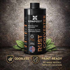 Rust Converter, Professional Plant-Based Metal Surface Prep, Industrial-Grade Co