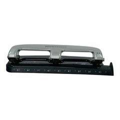 Bostitch 3-Hole Punch Metal 20 Sheets Silver/Black