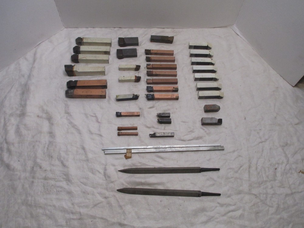 Lot of 34 Lathe Turning Tool Boring Bar Shank Cutter Blade Machinist Tools