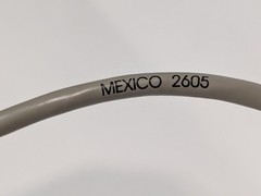 Fischer & Porter 677B944U01 20 Conduit Cable, 5 Foot Length, Grey