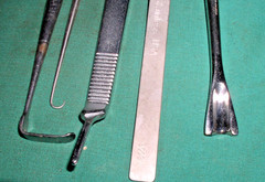 Lot of 7 Used Surgical Instruments/Tools medical TJ7151