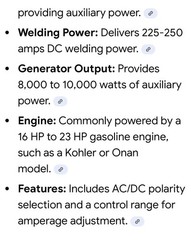 LINCOLN ELECTRIC RANGER 8 WELDER AND GENERATOR – USED