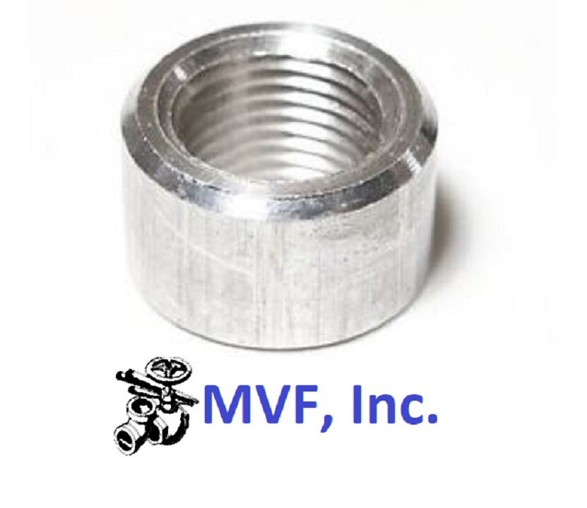 2″ NPT Half Coupling Aluminum 6061-T6 Pipe Fitting, Weld On Bung A090941
