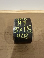 One Piece 4140 Hot Rolled Steel Bar Round Stock Heat Treated 3” OD x ~1 1/2”
