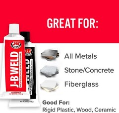 8281 Professional Size Steel Reinforced Epoxy – Hardener and Steel Pack – 10 Oz