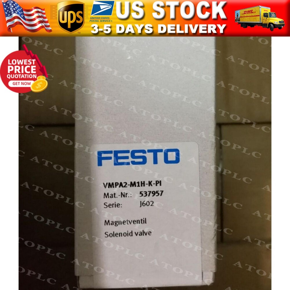 New VMPA2-M1H-K-PI Festo 537957 Solenoid valve Fast Shipping