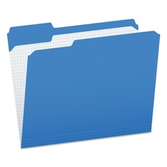 Pendaflex R15213BLU 1/3-Cut Letter 2-Ply Top Tab File Folders – BL (100/BX) New