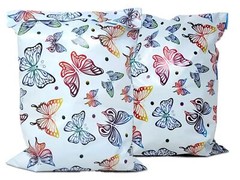 Rainbow Butterlies Designer 10×13, 14.5×19 Inch Poly Mailers, Self Seal Colorful