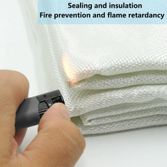 Fiberglass Cloth Plain Weave Fiberglass Mat Woven Fiberglass Sheet 1.5oz for Boa