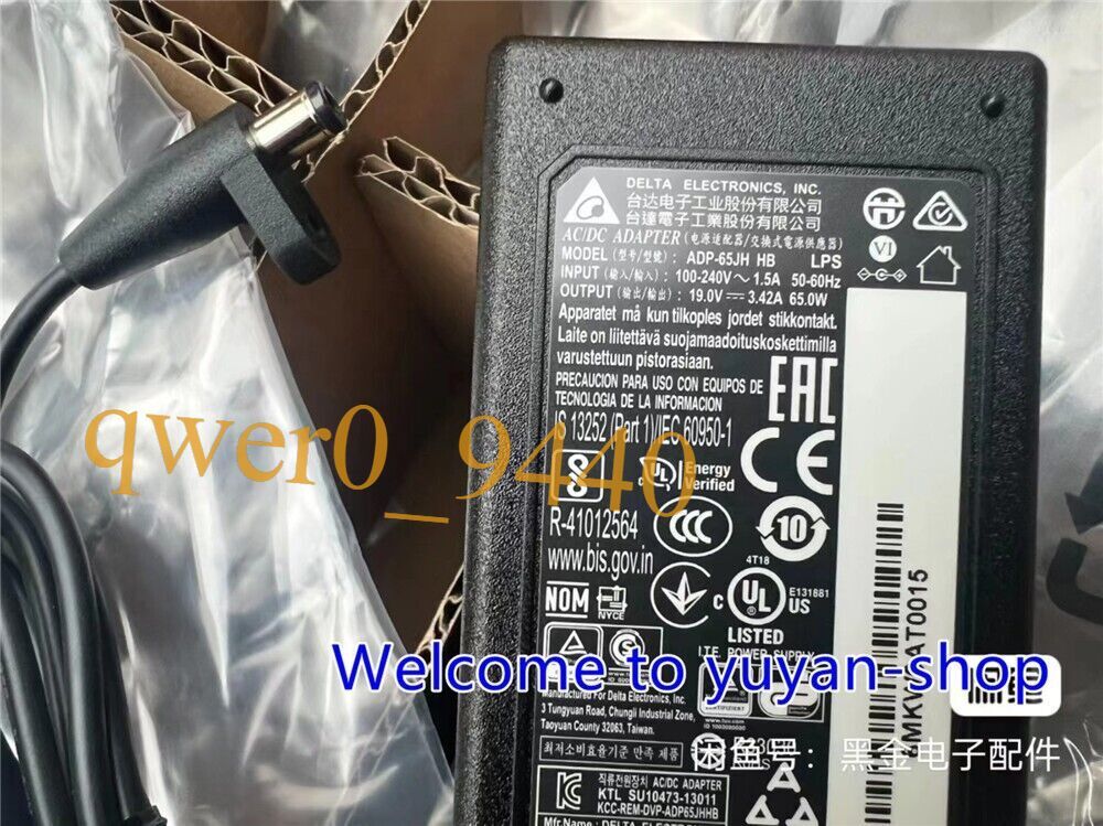 1PC NEW Original AC Adapter for Delta ADP-65JH HB 19V 3.62A 65.0W #T7851 YS