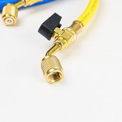 Elitech HVAC Refrigerant Charging Hose Set 1/4” with Ball Valve AC Repair Tool