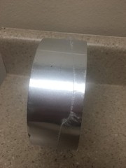 1.88 in. W X 50 yd L Silver Metal Repair Tape