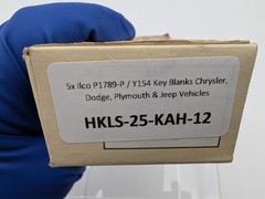 5x Ilco P1789-P / Y154 Key Blanks Chrysler, Dodge, Plymouth & Jeep Vehicles