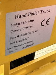 Off Road Varies Pallet Jack, All Terrain, 2700 Used In Good Condition.