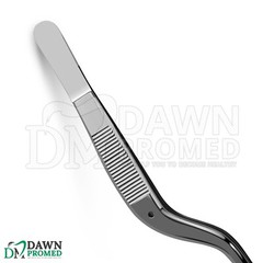 3 Pcs Lucae Ear Forceps 5.5″, 6.25″, 8.25″ Bayonet Tweezer Set ENT Instruments