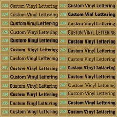 Custom Decal Vinyl Lettering Personalized Business Sign Text Name Vehicle Car