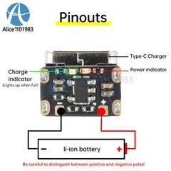 100x Li-Ion Battery Charging Module 3.7V 4.2V 18650 Charging Protection Board
