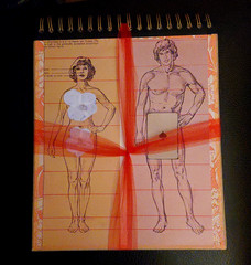 Human Body Anatomy Nudes Artsy Junk Journal Handcrafted Book 48 Pages