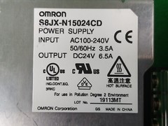 OMRON S8JX-N15024CD POWER SUPPLY, USED