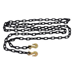 3,300 lbs G80 Transport Bundle Chain 1/4 Inch x 14 Ft with Clevis Grab Hooks