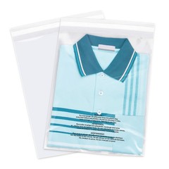 WEPOLY 9×12 Clear Self Seal Poly Bags 1000 Pcs Packaging Shipping Clothing