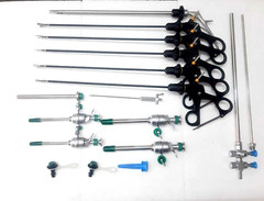 ADDLER LAPAROSCOPIC SURGERY SET LAPAROSCOPY ENDOSCOPY INSTRUMENTS 16PCS
