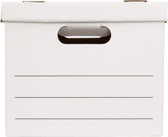 Storage/Filing Boxes with Lift-Off Lid – Letter/Legal Size, Sturdy, Easy Assembl