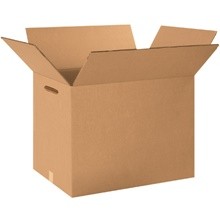 18 x 12 x 12″ Double Wall Corrugated Carton Boxes with Hand Holes-Pack of 15