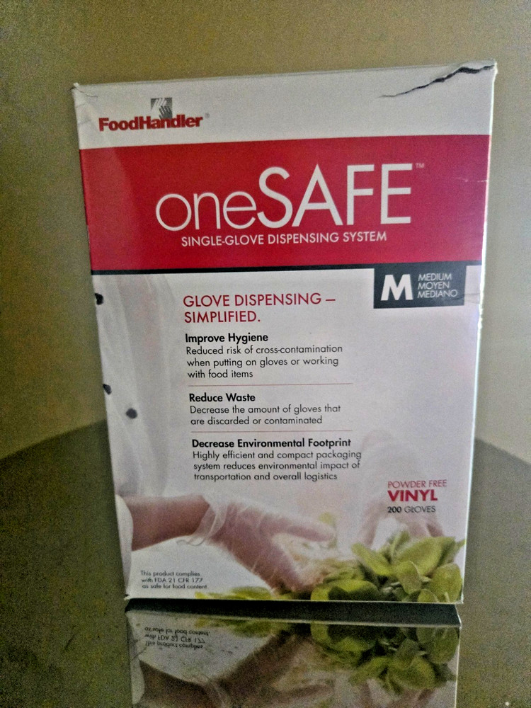 Disposable Vinyl Gloves Food Safe Latex-Free Powder-Free Clear Plastic Gloves