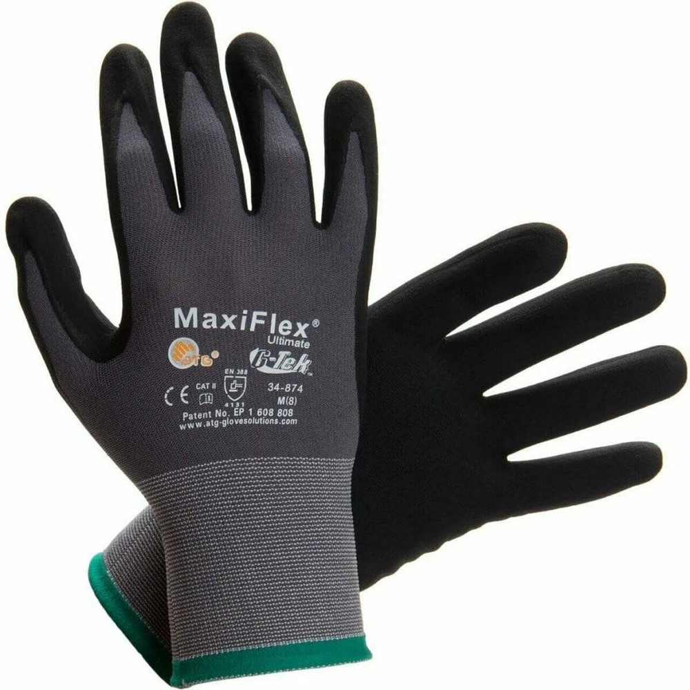 PIP GTek 34-874 MaxiFlex Ultimate Nitrile Micro Foam Coated Work Glove (3pack)
