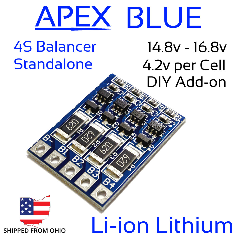 4S 16.8v Balance Board 4.2v Li-ion Lithium Standalone BMS Add-on