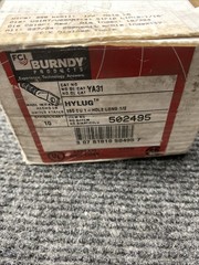 (10 Pack) Ya31 502495 Copper Compression Lug 1 Hole 350 Kcmil