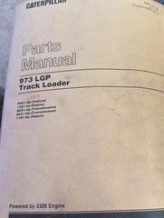 CAT Caterpillar 973 LGP Loader 86G1-2999 Parts Manual, 1991 OEM