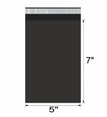 5×7 Gray Poly Mailer Bags (100/pack)