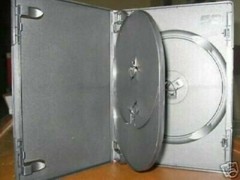 2 PCS 14MM BLACK TRIPLE DVD CASES W/ SLEEVE W/ FLIP TRAY PSD56