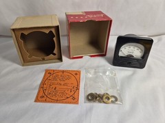 VTG NOS TRIPLETT MODEL 227-T DC 0-250 Volts METER IN Original Box Steampunk USA