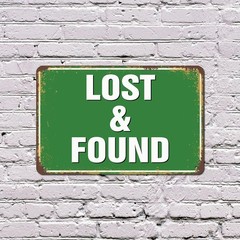 Lost And Found Street Sign If Lost Return Here Durable Perfect for Lobbies