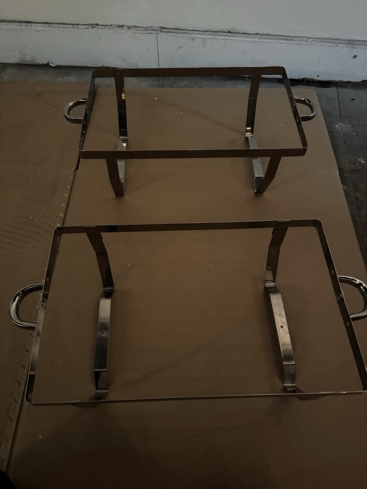 Full Size Stainless Steel Rectangle Commercial Chafing Dishes Lift-Off Lid Set