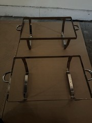 Full Size Stainless Steel Rectangle Commercial Chafing Dishes Lift-Off Lid Set