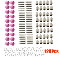 120pcs Plasma Cutter Torch Consumables Kit 60Amp for SG-55, AG-60, WSD-60 CUT50