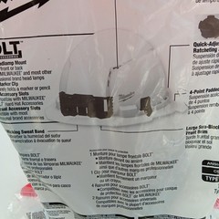 Milwaukee 48-73-1011 Full Brim Vented Hard Hat BOLT Type 1 Class C White Safety