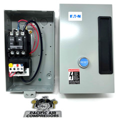 AIR COMPRESSOR MAGNETIC STARTER 5 HP TO 7.5 HP 230 VOLT SINGLE PHASE 24-40 AMPS