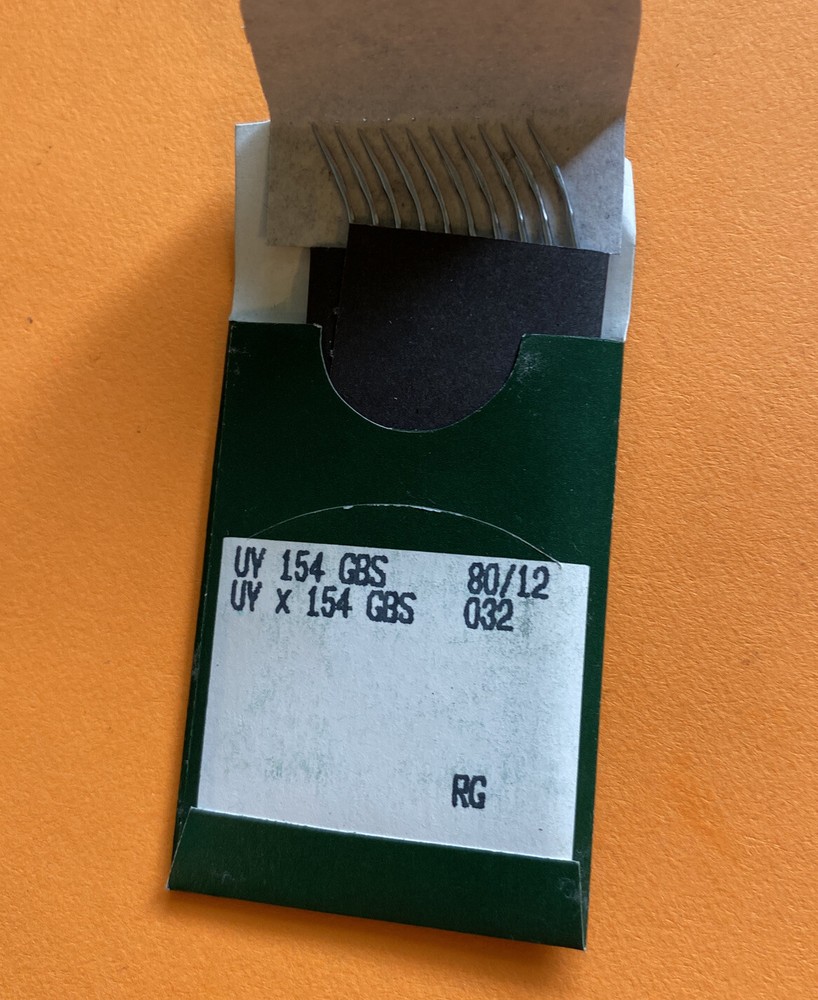 *NOS* UY 154 GBS-80/12-GROZ-BECKERT-SEWING NEEDLE (PK. OF 10) FREE SHIPPING*