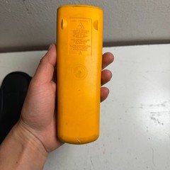 Fluke 65 Yellow Gray Dual LCD Display -40-500ºC Non-Contact Infrared Thermometer