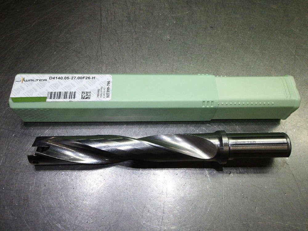 Walter 1.063″ Coolant Thru Indexable Drill 1″ Shank D4140.05-27.00F26-H (LOC1675