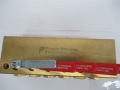 PPE SPSBR612 , 6 Pairs Of Circuits Brass Dual Single Point Setting Manifold