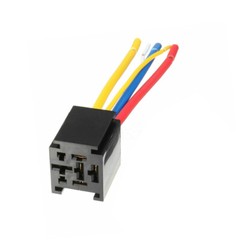 12V 80A Amp 5 Pin SPDT Automotive Wire Relay Socket Control Harness Connector