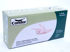 (LARGE) 100 PACK! CONDOR Vinyl Powdered Disposable Gloves General Use Gloves HR