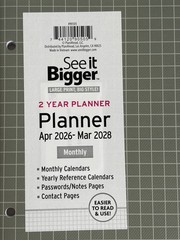See It Bigger Plan-Ahead 2 Year Monthly Large Planner (Apr 2026 – Mar 2028)